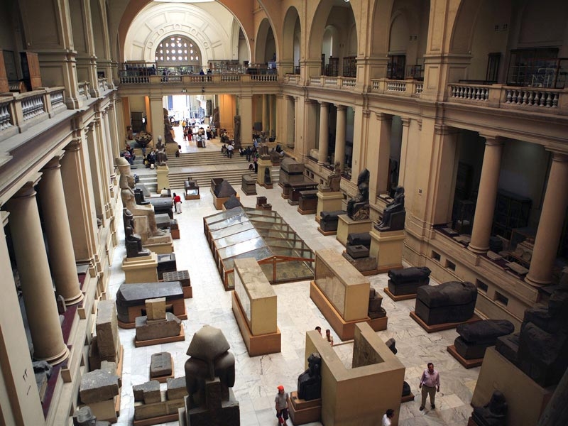 Primo Piano del Museo Egizio, Cairo Primo Piano del Museo Egizio, Cairo